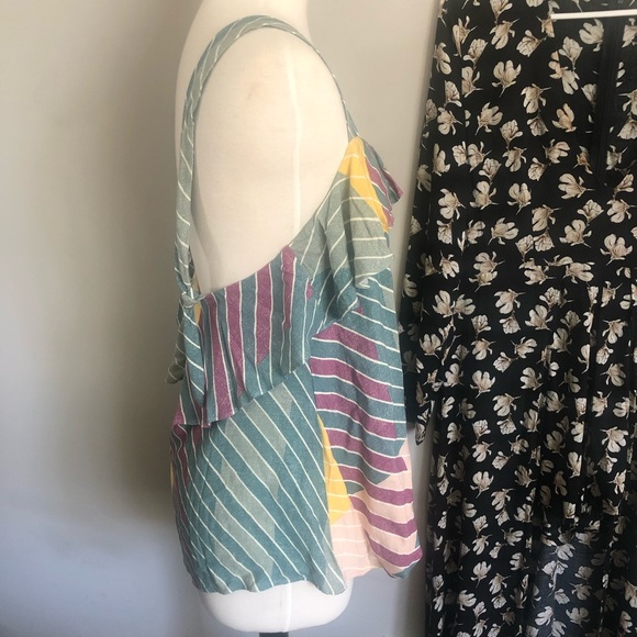 NWT O’NIELL FLOWY COLORBLOCK TANK TOP - Picture 2 of 7